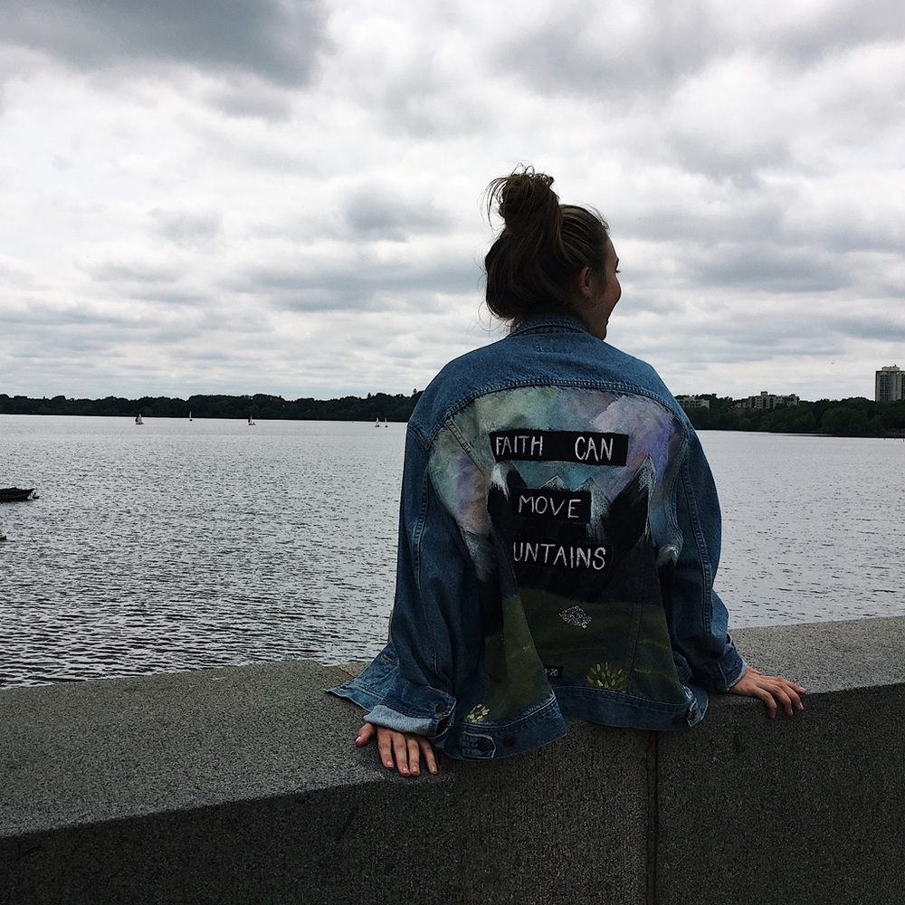 CUSTOM PAINTED JEAN JACKETS - Picture 1 of 4
